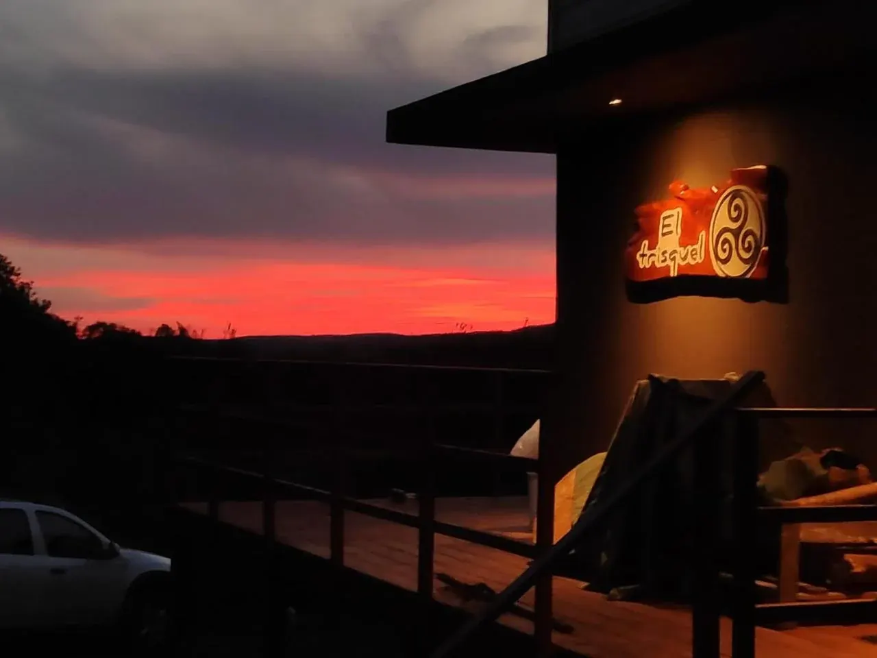 Atardecer desde El Trisquel