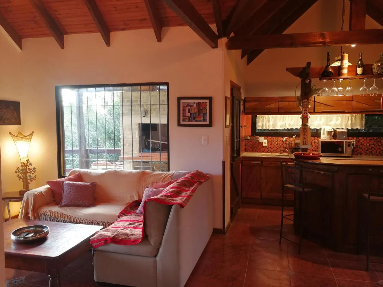 Cocina y living de Los Pololos
