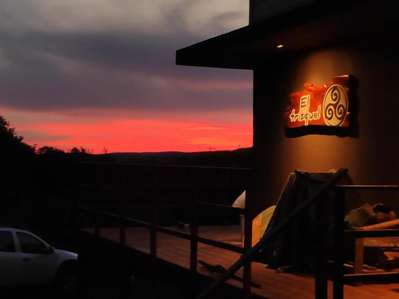 Atardecer desde El Trisquel